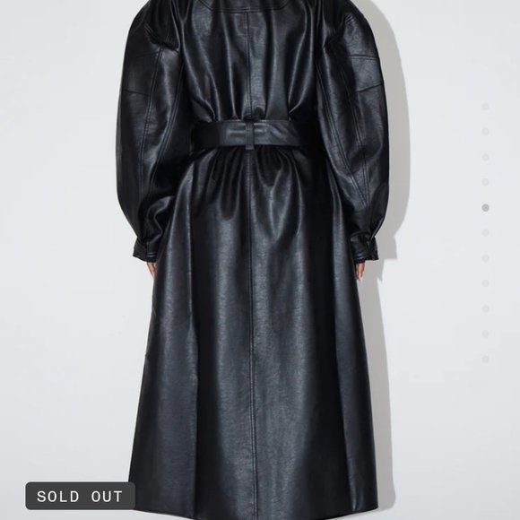 KHY Kylie Jennfer Faux Leather Trench brand new - Picture 6 of 9